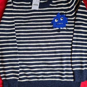 Crewcuts Striped Sweater NWT